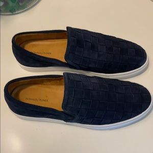 Never worn Donald Pliner slip ons